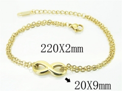 HY Wholesale Bracelets 316L Stainless Steel Jewelry Bracelets-HY43B0044MD