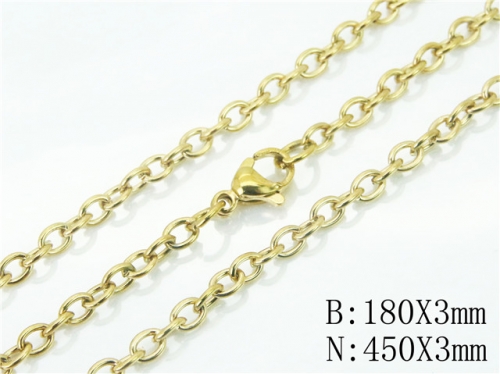 HY Wholesale Jewelry Sets Stainless Steel 316L Necklaces Bracelets Sets-HY01S001JP