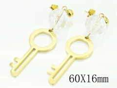 HY Wholesale Earrings 316L Stainless Steel Fashion Jewelry Earrings-HY49E0021ME