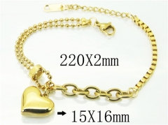 HY Wholesale Bracelets 316L Stainless Steel Jewelry Bracelets-HY43B0063OQ