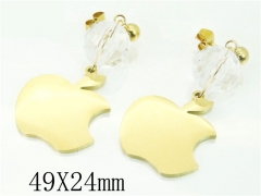 HY Wholesale Earrings 316L Stainless Steel Fashion Jewelry Earrings-HY49E0018MY