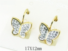 HY Wholesale Earrings 316L Stainless Steel Fashion Jewelry Earrings-HY67E0456LG