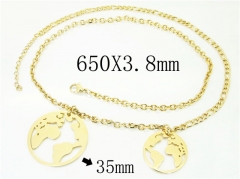 HY Wholesale Stainless Steel 316L Necklaces Bracelets Sets-HY50S0141HIE