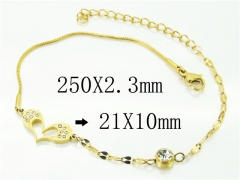 HY Wholesale Bracelets 316L Stainless Steel Jewelry Bracelets-HY43B0078KLY