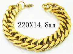 HY Wholesale Bracelets 316L Stainless Steel Jewelry Bracelets-HY53B0054HMR
