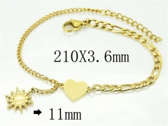HY Wholesale Bracelets 316L Stainless Steel Jewelry Bracelets-HY43B0060MZ