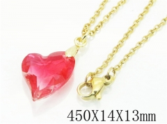 HY Wholesale Necklaces Stainless Steel 316L Jewelry Necklaces-HY92N0328KW