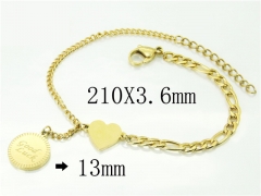 HY Wholesale Bracelets 316L Stainless Steel Jewelry Bracelets-HY43B0059MA