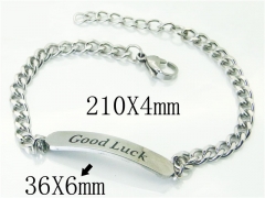 HY Wholesale Bracelets 316L Stainless Steel Jewelry Bracelets-HY43B0046LZ