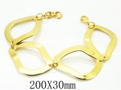 HY Wholesale Bracelets 316L Stainless Steel Jewelry Bracelets-HY56B0007HJQ