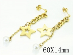 HY Wholesale Earrings 316L Stainless Steel Fashion Jewelry Earrings-HY87E0057KV