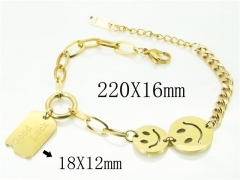 HY Wholesale Bracelets 316L Stainless Steel Jewelry Bracelets-HY43B0068OY