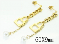 HY Wholesale Earrings 316L Stainless Steel Fashion Jewelry Earrings-HY87E0059KS