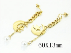 HY Wholesale Earrings 316L Stainless Steel Fashion Jewelry Earrings-HY87E0056KX