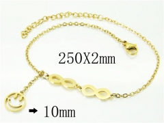 HY Wholesale Bracelets 316L Stainless Steel Jewelry Bracelets-HY43B0089KLE
