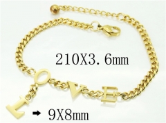 HY Wholesale Bracelets 316L Stainless Steel Jewelry Bracelets-HY43B0064NS