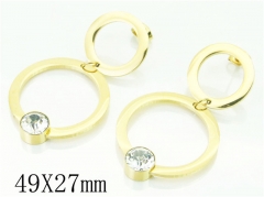 HY Wholesale Earrings 316L Stainless Steel Fashion Jewelry Earrings-HY49E0025MS