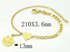 HY Wholesale Bracelets 316L Stainless Steel Jewelry Bracelets-HY43B0061MR
