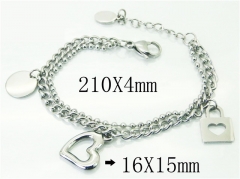 HY Wholesale Bracelets 316L Stainless Steel Jewelry Bracelets-HY43B0047MS