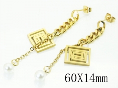 HY Wholesale Earrings 316L Stainless Steel Fashion Jewelry Earrings-HY87E0055KC