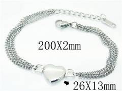 HY Wholesale Bracelets 316L Stainless Steel Jewelry Bracelets-HY43B0041LA