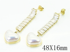 HY Wholesale Earrings 316L Stainless Steel Fashion Jewelry Earrings-HY32E0142HIX
