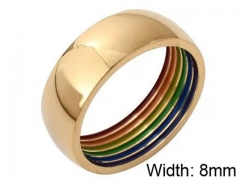 HY Wholesale 316L Stainless Steel Popular Rings-HY0063R102