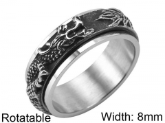 HY Wholesale 316L Stainless Steel Popular Rings-HY0063R003