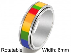 HY Wholesale 316L Stainless Steel Popular Rings-HY0063R357