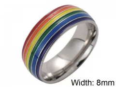 HY Wholesale 316L Stainless Steel Popular Rings-HY0063R040