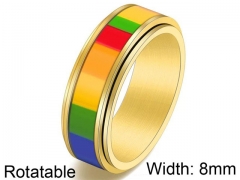 HY Wholesale 316L Stainless Steel Popular Rings-HY0063R361