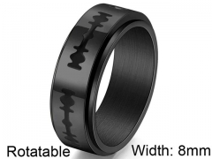 HY Wholesale 316L Stainless Steel Popular Rings-HY0063R312