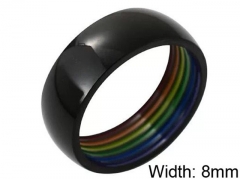 HY Wholesale 316L Stainless Steel Popular Rings-HY0063R101