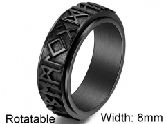 HY Wholesale 316L Stainless Steel Popular Rings-HY0063R293