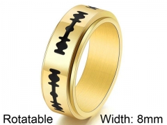 HY Wholesale 316L Stainless Steel Popular Rings-HY0063R311