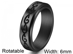 HY Wholesale 316L Stainless Steel Popular Rings-HY0063R287