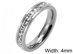 HY Wholesale 316L Stainless Steel Popular Rings-HY0063R019