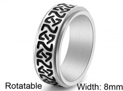HY Wholesale 316L Stainless Steel Popular Rings-HY0063R306