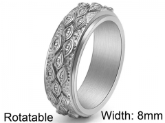 HY Wholesale 316L Stainless Steel Popular Rings-HY0063R322