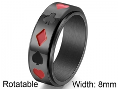 HY Wholesale 316L Stainless Steel Popular Rings-HY0063R284