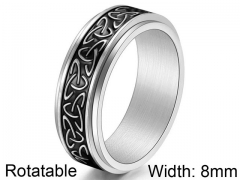 HY Wholesale 316L Stainless Steel Popular Rings-HY0063R268