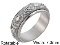 HY Wholesale 316L Stainless Steel Popular Rings-HY0063R166