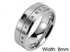 HY Wholesale 316L Stainless Steel Popular Rings-HY0063R090