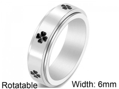 HY Wholesale 316L Stainless Steel Popular Rings-HY0063R269