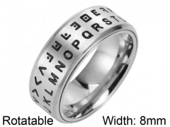 HY Wholesale 316L Stainless Steel Popular Rings-HY0063R091