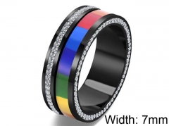 HY Wholesale 316L Stainless Steel Popular Rings-HY0063R240