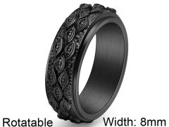 HY Wholesale 316L Stainless Steel Popular Rings-HY0063R324