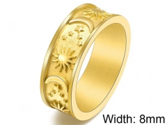 HY Wholesale 316L Stainless Steel Popular Rings-HY0063R377