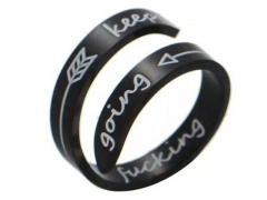 HY Wholesale 316L Stainless Steel Popular Rings-HY0063R172