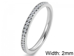 HY Wholesale 316L Stainless Steel Popular Rings-HY0063R265